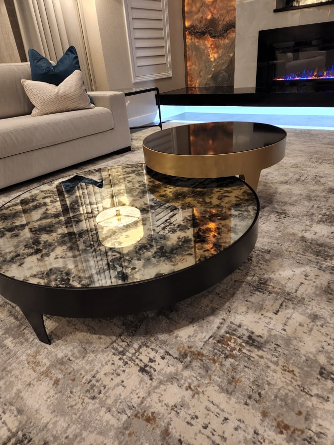 Sandy Jazmin _ Designer_ Livingroom Fire Place Entire Design & Furnituring